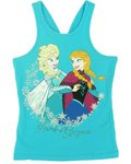 Disney die Eiskönigin Elsa Anna Frozen Tank Top Blau